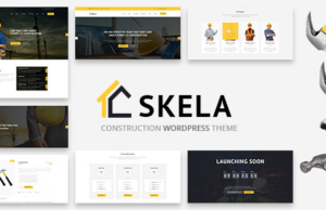 Skela – WordPress-Layout für Konstruktion, Architektur und Dienstleistungen