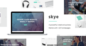 Skye – Zeitgenössisches Thema für kreatives Business