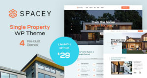 Spacey - WordPress-Layout mit einer Eigenschaft