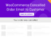 Stornierte / fehlgeschlagene Bestell-E-Mail für WooCommerce