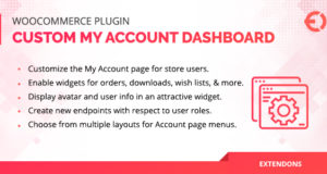 WooCommerce User Dashboard – Benutzerdefinierte Seite „Mein Konto“