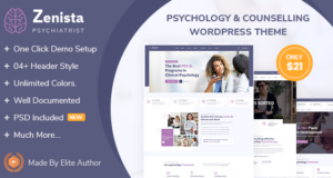 Zenista – Psychologie & Beratung WordPress Layout