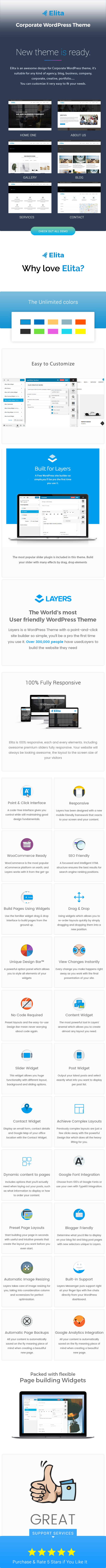 Elita - Corporate WordPress Theme