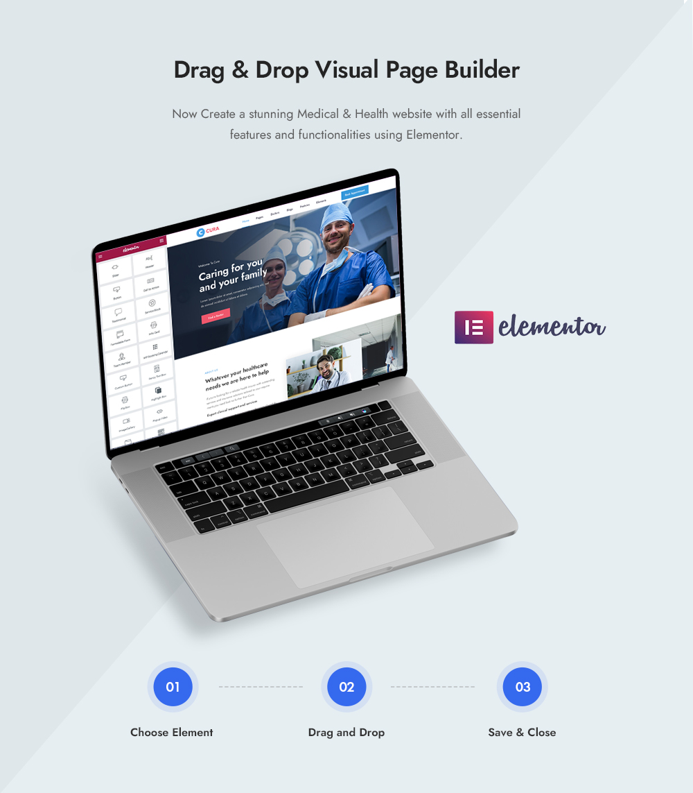 Visual Page Builder per Drag & Drop