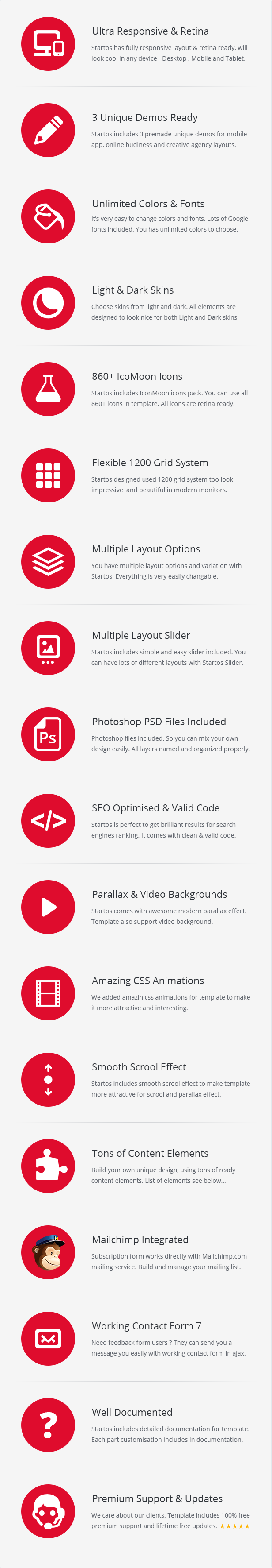 Startos - Moderne App Landing Page WordPress Theme - 5