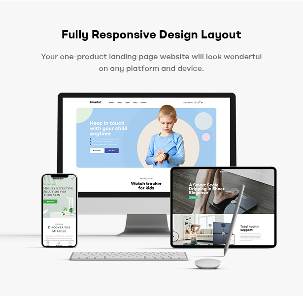 Smartic - Produkt-Landingpage WooCommerce-Thema