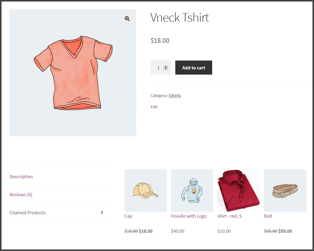 Verkettete WooCommerce-Produkte - 4