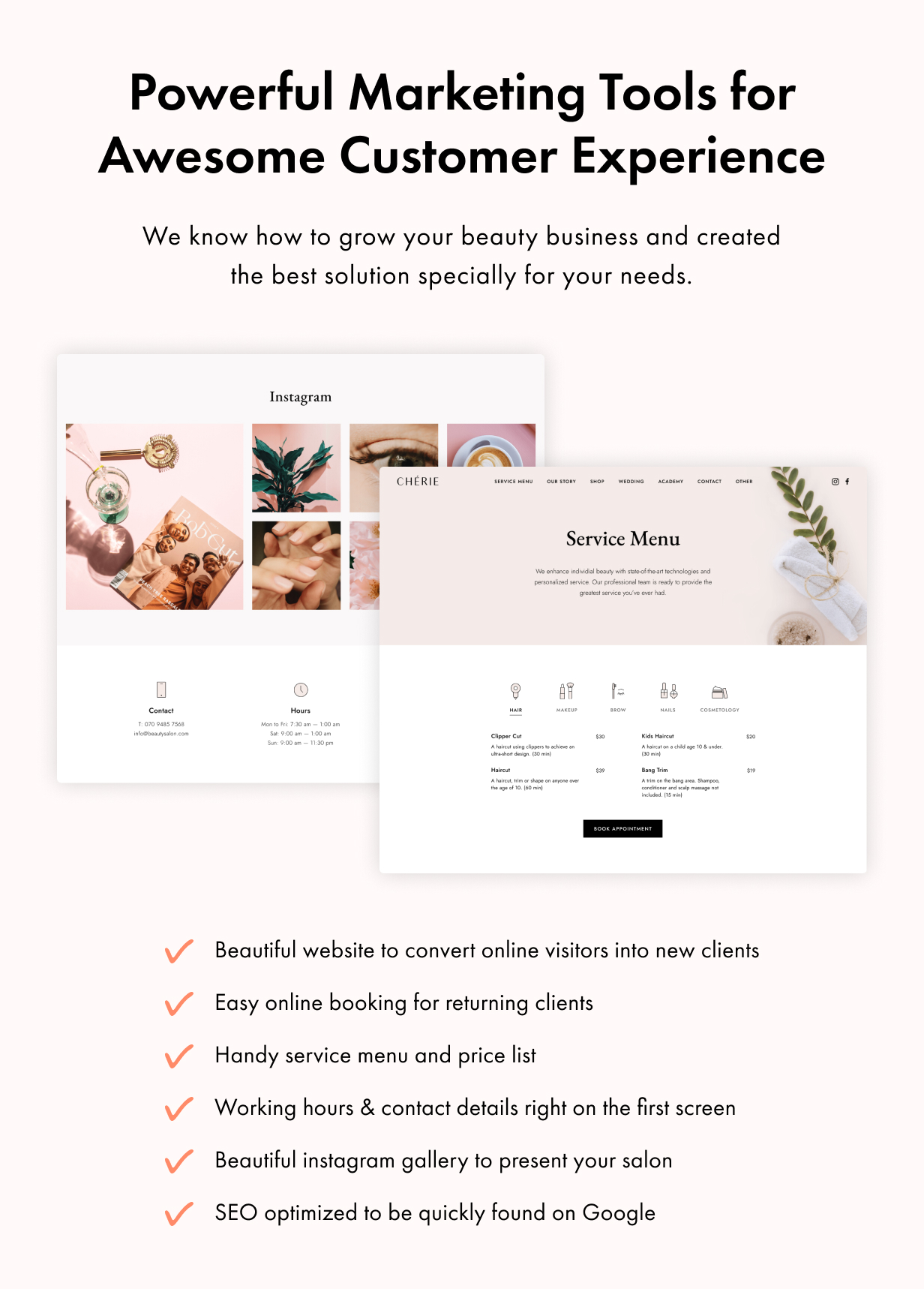 Cherie WordPress Theme Präsentationsbild