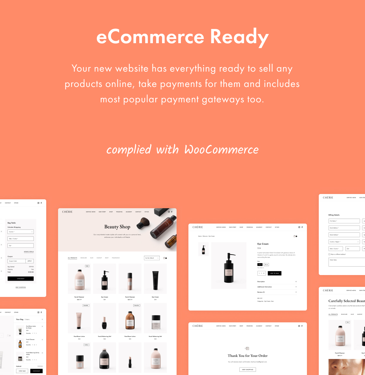 Cherie WordPress Theme Präsentationsbild