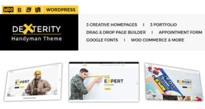 Geschicklichkeit – WordPress-Layout für das Baugeschäft