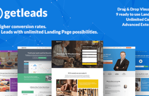 Getleads Hochleistungs-Landingpage-WordPress-Layout
