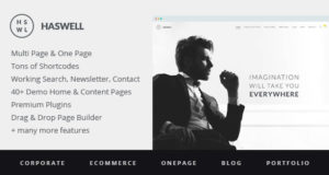 Haswell – Responsive, vielseitiges ein- und mehrseitiges WordPress-Vorlage