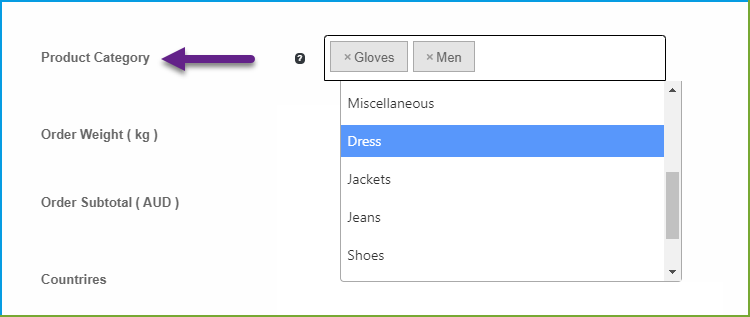 WooCommerce verstecken Versandarten