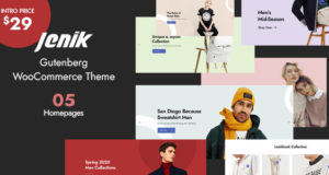 Jenik – Gutenberg WooCommerce Vorlage
