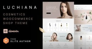 Luchiana – Kosmetikgeschäft & Schönheitssalon WooCoomerce Layout