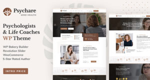Psychare – WordPress Template für Psychologen & Life Coaches