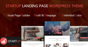 Startups Multi Concept Landing Page WordPress Vorlage