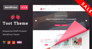 Toot | Responsive Mehrzweck-WordPress-Template