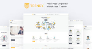 Trendy – MultiPage Corporate WordPress Vorlage