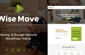 Wise Move | WordPress-Vorlage für Umzugs- und Speicherdienste