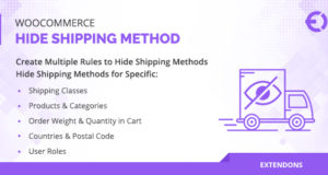 WooCommerce Hide Versandmethode für Produkt, Kategorie & mehr