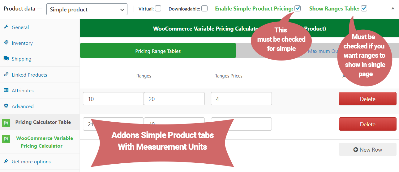 WooCommerce-Preisrechner (Addons Simple Product) - 1