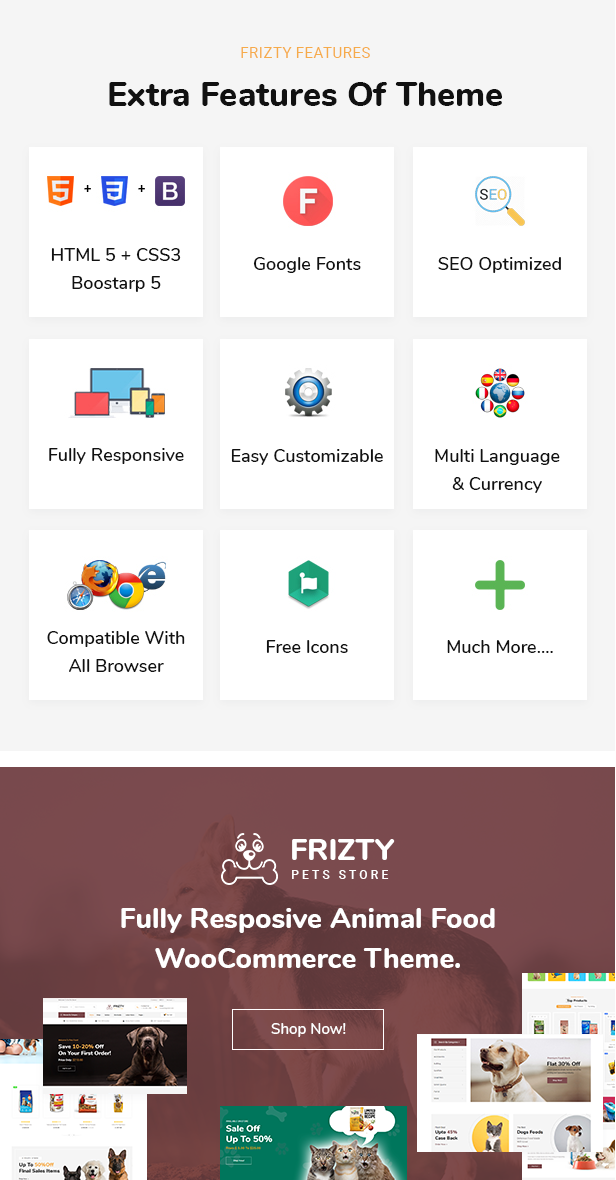 Haustiere Futter WooCommerce Theme