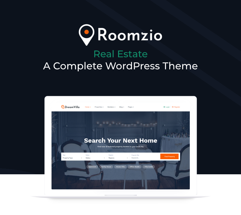 Roomzio - Immobilien WordPress Theme - 4
