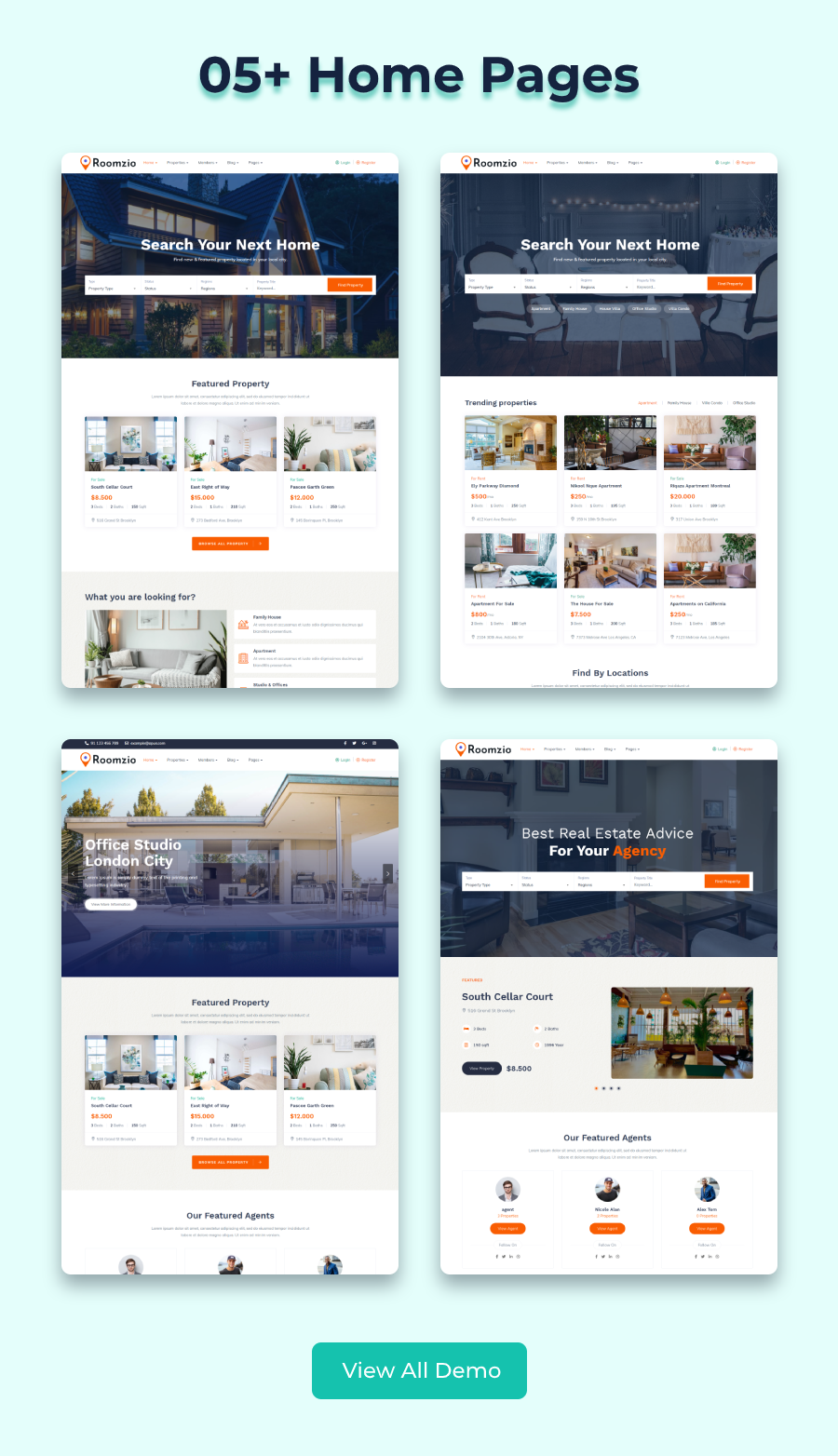 Roomzio - Immobilien WordPress Theme - 5