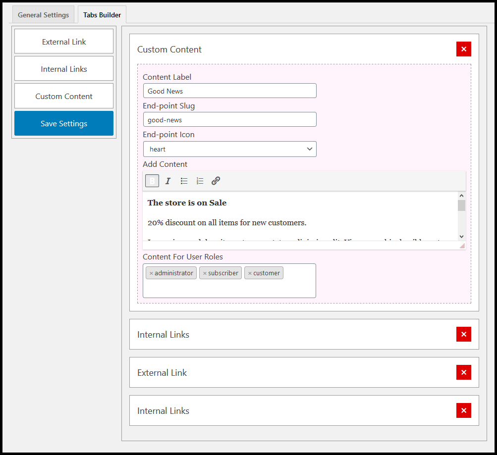 WooCommerce Passen Sie mein Kontoseiten-Plugin an - 1