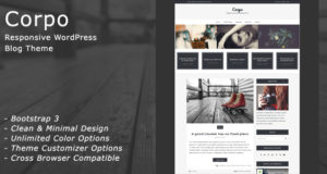 Corpo – Responsive WordPress Blog Template