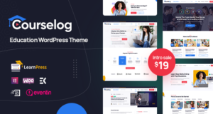 Courselog – Bildung WordPress Layout