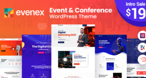 Evenex Event Conference WordPress Template