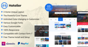Hotelier – WordPress Hotel Buchungsthema