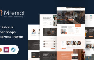 Mremot – Friseursalon Shop WordPress Layout