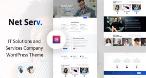 Netserv – WordPress-Vorlage für IT-Lösungen und -Dienstleistungen