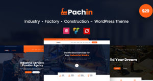 Pachin – Industrie & Fabrik WordPress Template