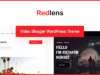 Redlens - Video Blogger WordPress Template