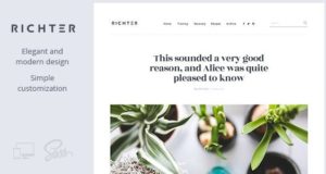 Richter – Kreatives WordPress-Blog-Thema