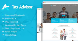 Steuerberater – Finanzberatung WordPress Layout