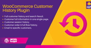 WooCommerce Customer History Plugin