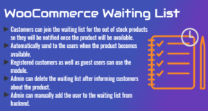 WooCommerce Warteliste | Vorverkaufsliste | Zurück auf Lager Notifier
