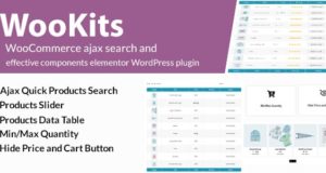 Wookits – WooCommerce Ajax-Suche und effektive Komponenten Element oder WordPress-Plugin