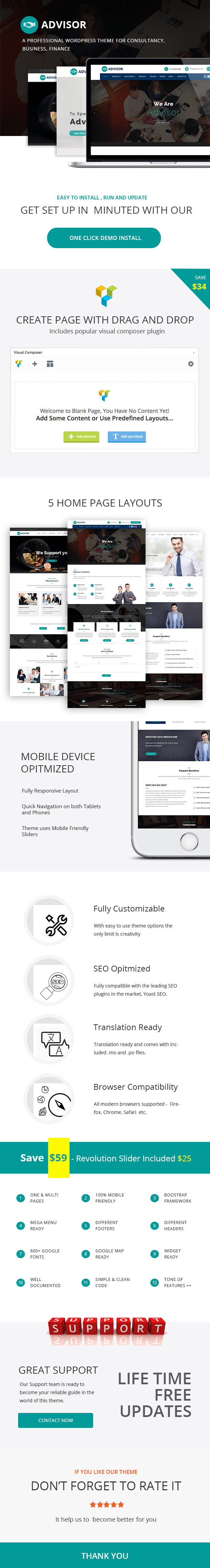 Berater - Startup Business & Digital Marketing WordPress Theme - 1