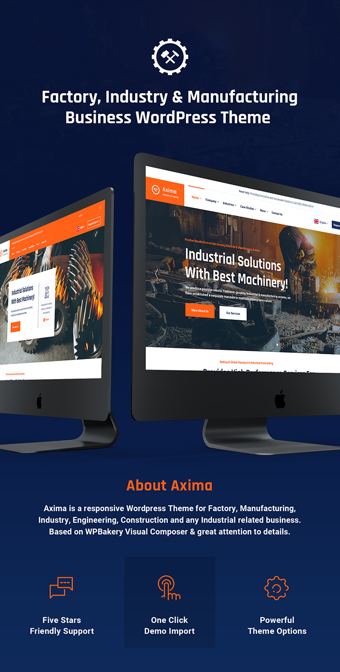 Axima - Fabrik und Industrie WordPress Theme - 4