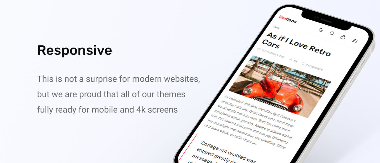 Redlens - Video WordPress Theme