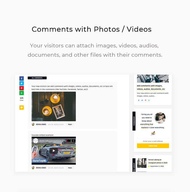 Quemag - Kreatives WordPress-Theme für Blogger - 4
