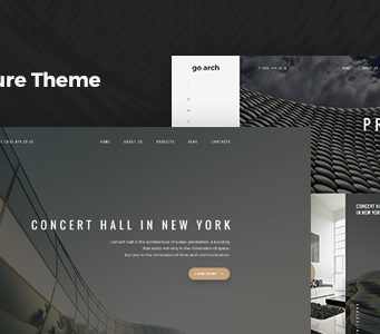 go.arch – Architektur und Interieur WordPress Layout