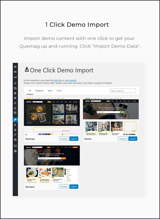 Quemag - Kreatives WordPress-Theme für Blogger - 2