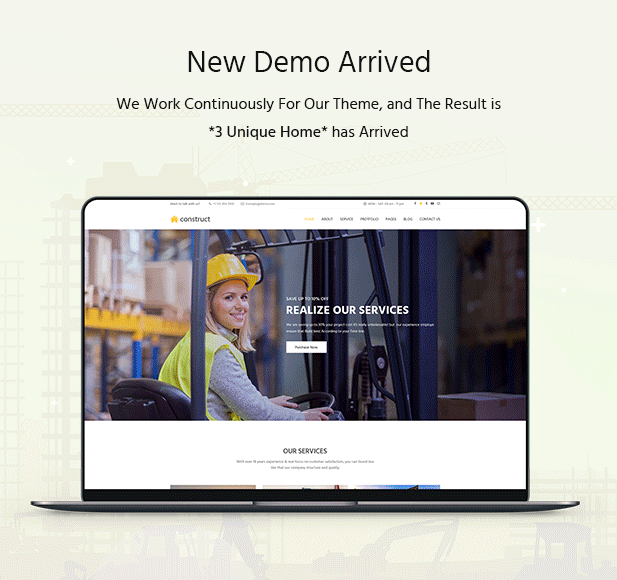 Konstruieren - Konstruieren WordPress Theme - 1